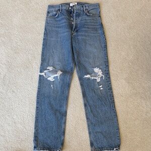 Agolde Classic Blue Denim Jeans 90s Pinch